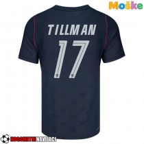Moške Nogometnih dresov Združene države Malik Tillman #17 Gostujoči SP 2026 Kratki rokavi